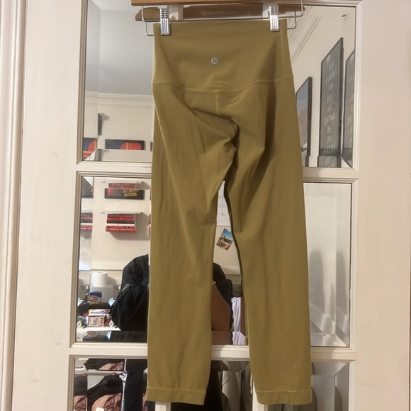 lululemon Align Crop (21") Yellow - Picture 2 of 4